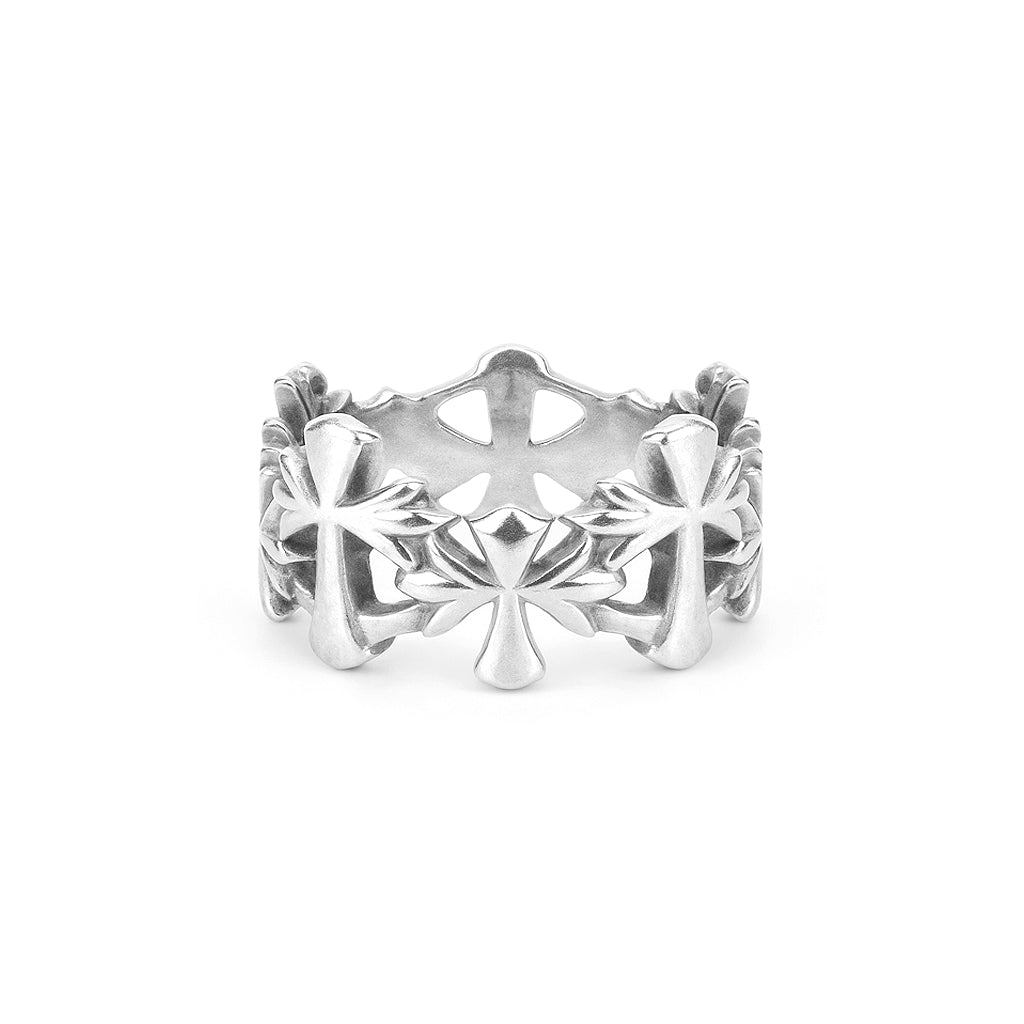 FLORAL CREST RING