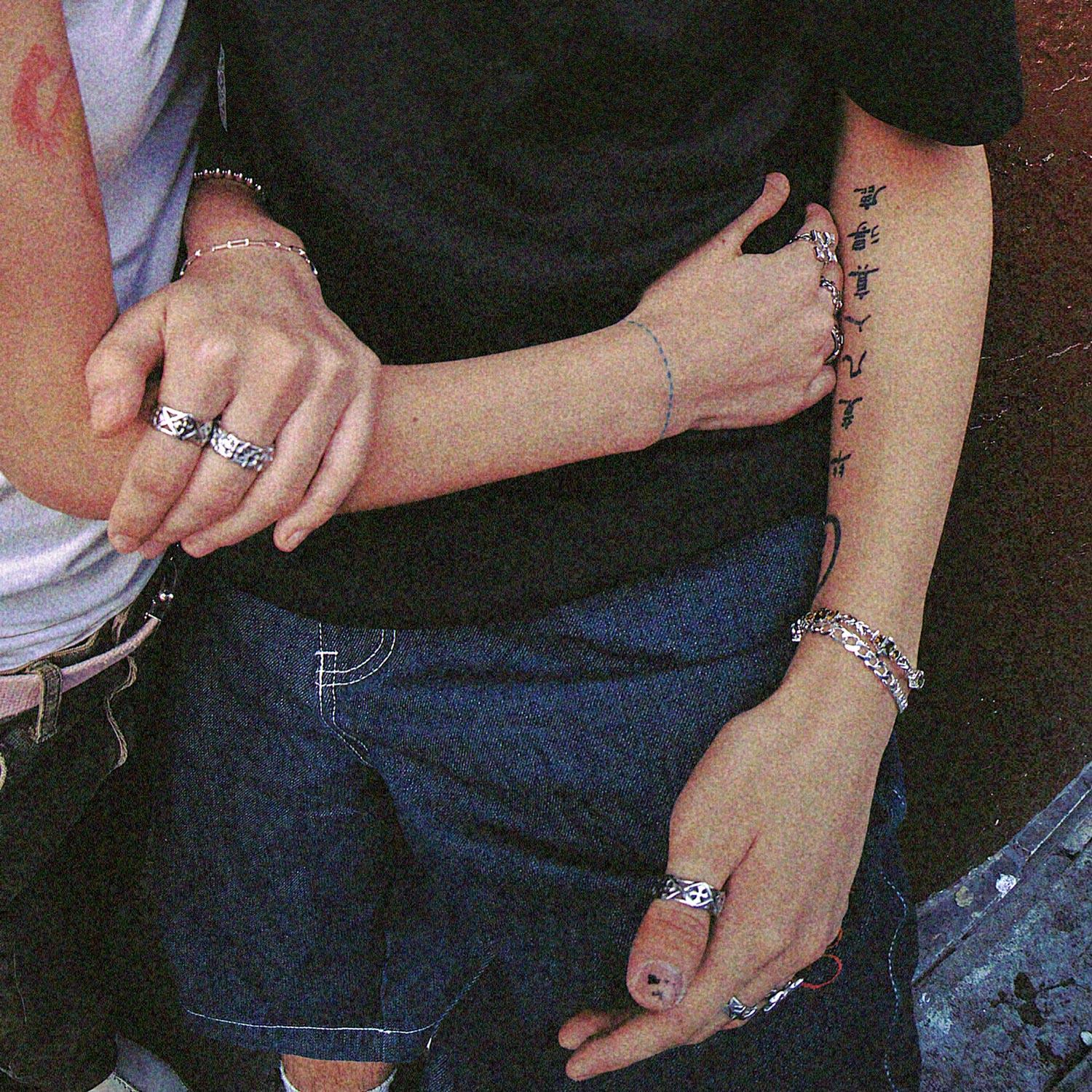 Solid Silver Curb Chain Bracelet