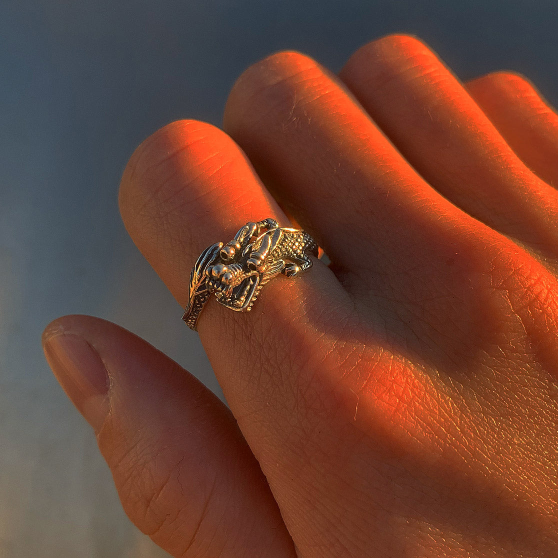 Silver Serpent Ring