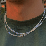 Solid Silver Double Twisted Curb Chain