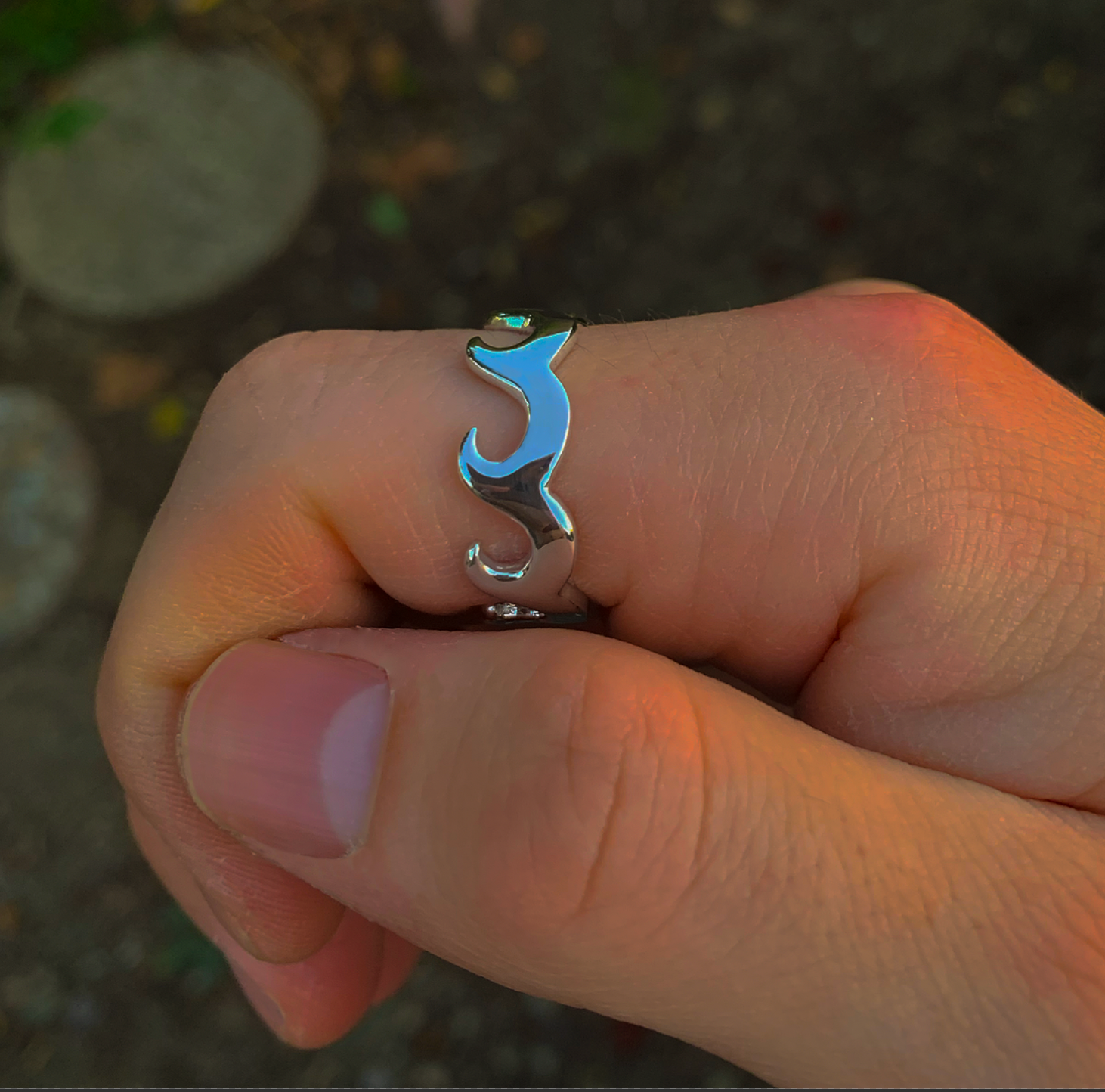 Silver Wave Ring