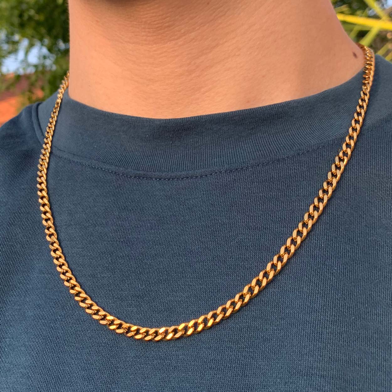 18k Gold Dipped Cuban Chain