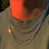Silver Rolo Chain
