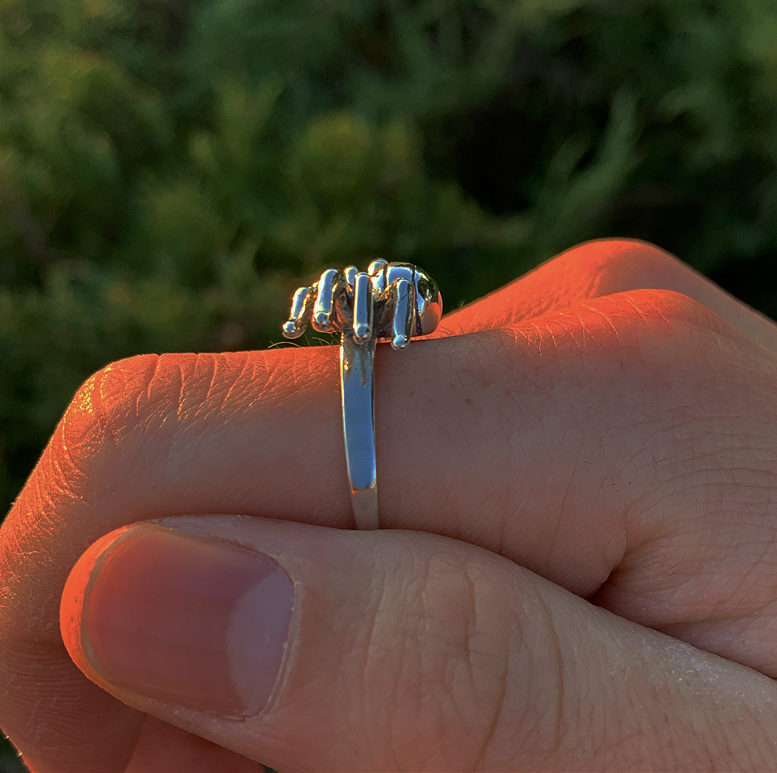 Silver Spider Ring